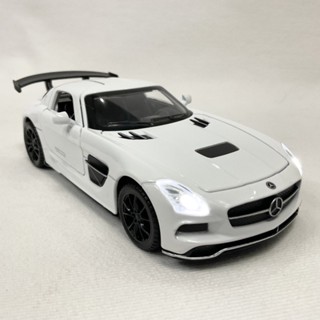 รถโมเดลเหล็ก เบนซ์ Mercedes Benz SLS AMG คันใหญ่มาใหม่🤩😍🔥โครตสวย มีไฟมีเสียง สเกล 1/32 ยาว 6 นิ้ว