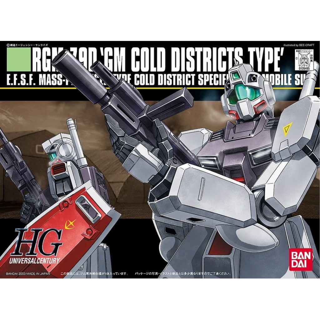 Bandai Hobby HGUC #38 GM Cold Districts - Modellino Gundam Action Figure, Multicolore, Assemblaggio Senza Colla - 2