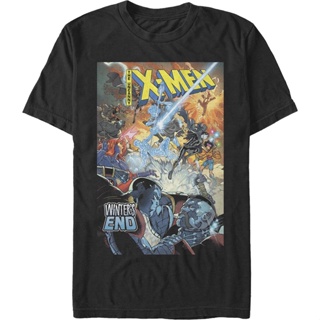 X-Men Winters End Marvel Comics T-Shirt เสื้อ ยืด ผู้ชาย เสื้อยืดเปล่า เสื้อยืดน่ารักๆ เสื้อโอเวอร์ไซ