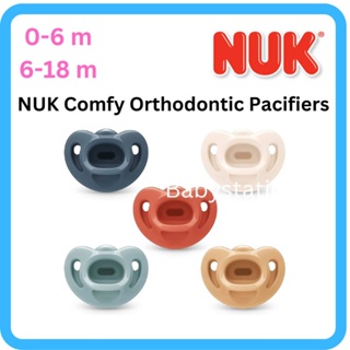 ภาพหน้าปกสินค้า(ออกใบกำกับภาษีได้) (USA) จุกหลอก NUK Sensitive Orthodontic  (1แพค = 3 ชิ้น) ที่เกี่ยวข้อง