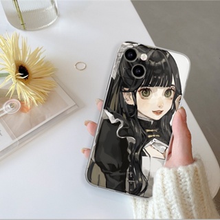 Lolita Anime Girl เคสไอโฟน iPhone 8 Plus case X Xr Xs Max Se 2020 cover เคส iPhone 13 12 pro max 7 Plus 11 14 pro max