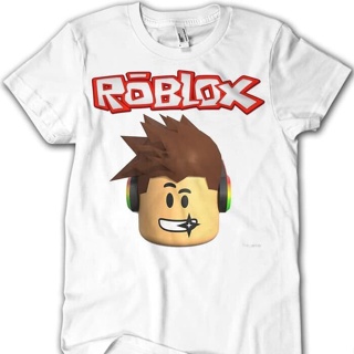 กระหน่ำเสื้อยืดผู้ชายRoblox MINECRAFT เสื้อยืดเสื้อผ้า TSHIRT CARTOON เด็กและผู้ใหญ่S-3XL