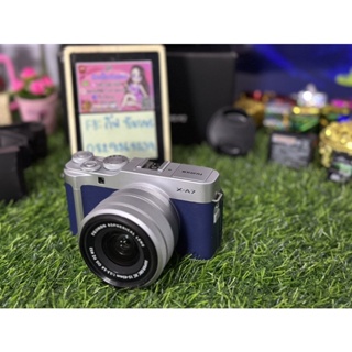 ภาพขนาดย่อของภาพหน้าปกสินค้ากล้องfujixa7 อุปกรณ์ครบ +ของแถม ปกติ100% ไลฟ์สดได้ มีช่องเสียบไมค์ หน้าจอทัชกรีน จากร้าน typgift.camera2 บน Shopee