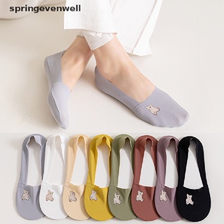 ภาพหน้าปกสินค้า[springevenwell] ถุงเท้าซิลิโคน แบบบางพิเศษ กันลื่น ซ่อนได้ เหมาะกับฤดูร้อน สําหรับผู้หญิง มี 1 คู่ ที่เกี่ยวข้อง