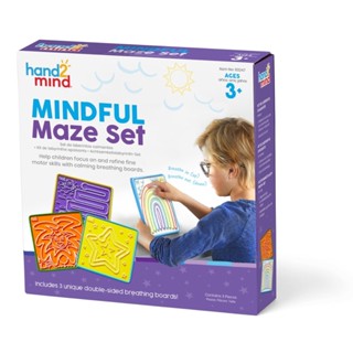 พร้อมส่งค่ะ 🇺🇸💯Mindful Maze Set แผ่นเขาวงกต แบรนด์ Hand2mind