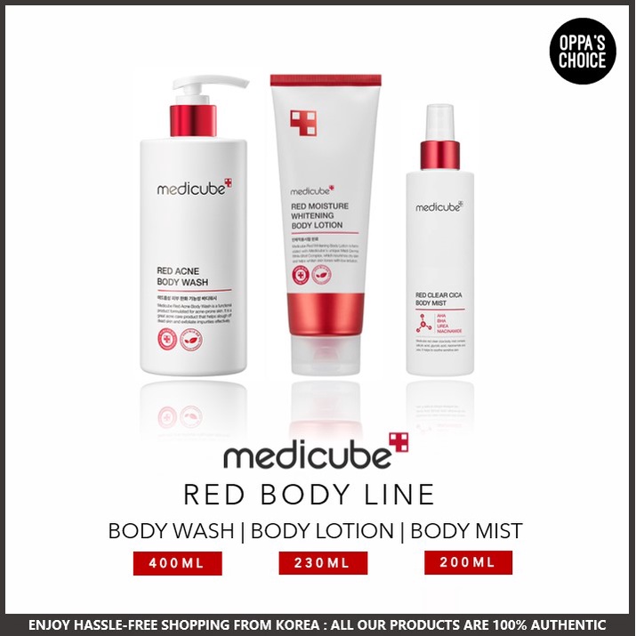 [NEW] MEDICUBE RED BODY LINE (BODY WASH BODY LOTION BODY MIST