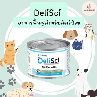 DeliSci Excella Excellent for recovery อาหารฟื้นฟูสําหรับสัตว์ป่วย ขาดสารอาหาร และพักฟื้นหลังการผ่าตัด ที่ต้องการพลังงาน