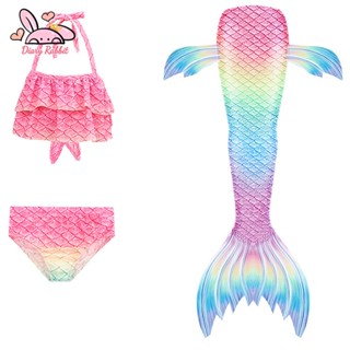 ❈Diary Rabbit Children s Mermaid Swimming Clothes Girls Tail Baby Bikini Mermaid Princess Swimming Dress Set