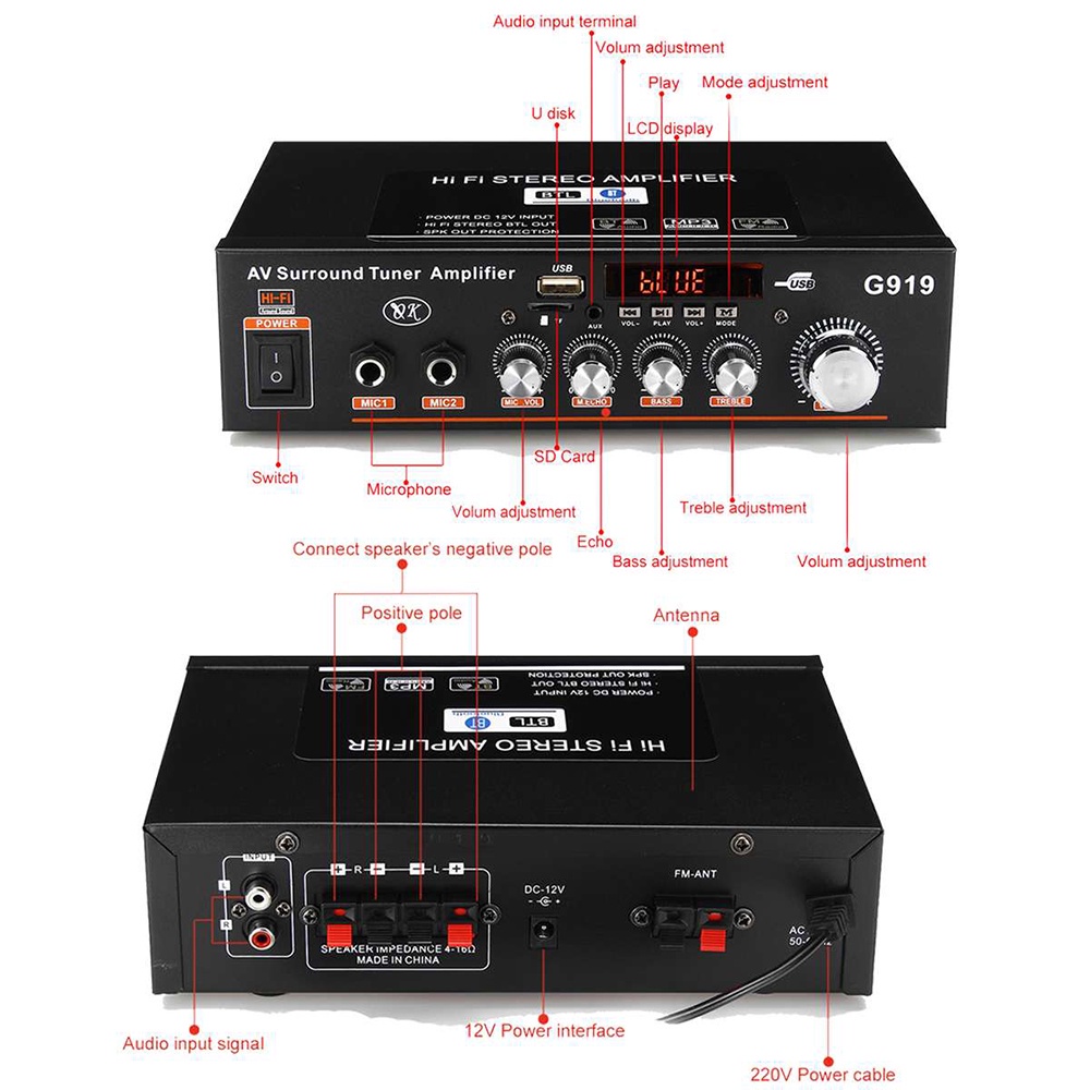 360-วัตต์-12-โวลต์-220-โวลต์-g919-ไฮไฟเครื่องขยายเสียงเครื่องเสียง