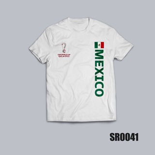 Tshirt T-Shirt MEXICO World Cup Material COMBED 24 BIG SIZE XXL XXXL To 6XLเสื้อยืด