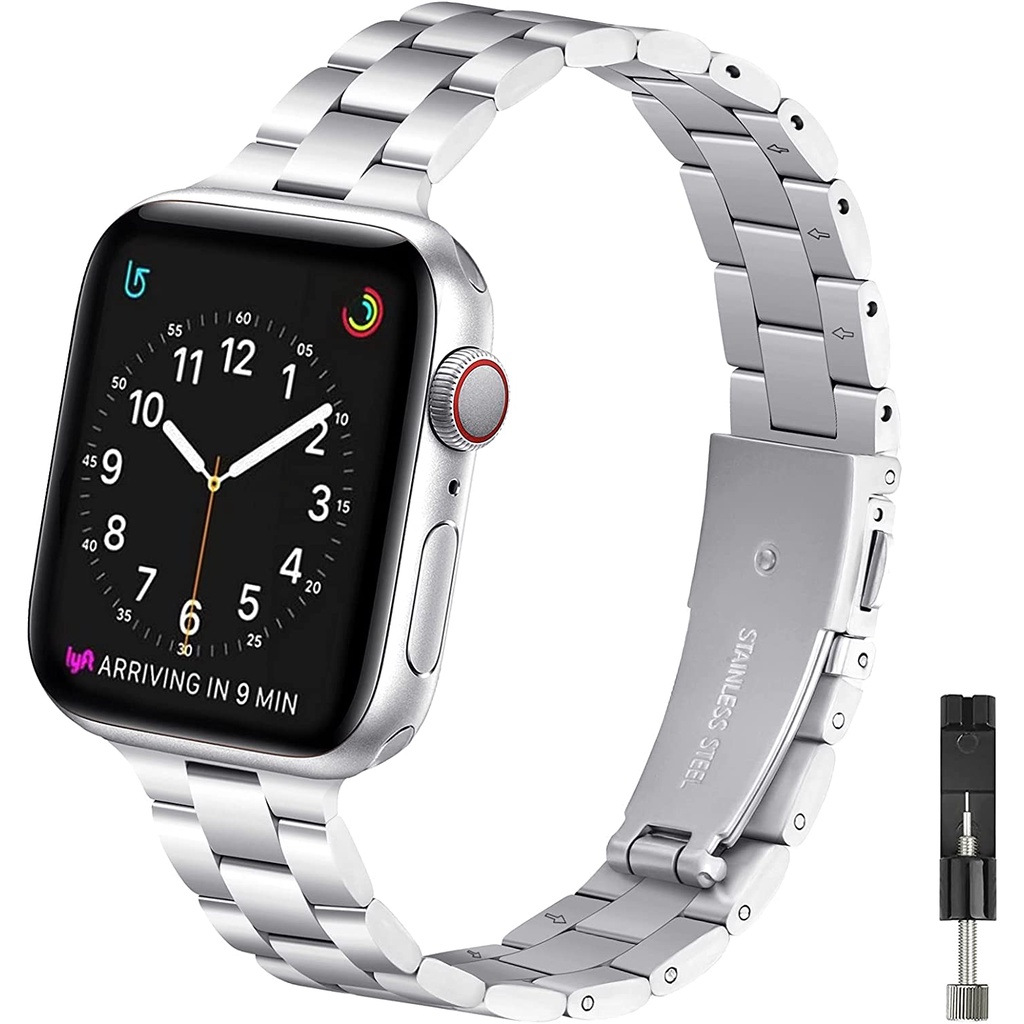 สายนาฬิกาข้อมือ-สเตนเลส-โลหะ-แบบบาง-สําหรับ-apple-watch-series-ultra-49-มม-45-มม-41-มม-38-42-40-44-มม