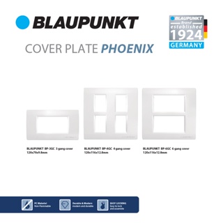 BLAUPUNKT ฝาครอบ หน้ากาก 3 ช่อง 4 ช่อง 6 ช่อง PHOENIX SERIES มาตรฐานเยอรมัน