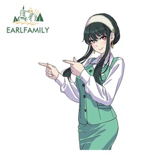 Earlfamily สติกเกอร์ไวนิล ลายกราฟฟิก SPY x FAMILY Yor ขนาด 13 ซม. สร้างสรรค์ สําหรับติดตกแต่งรถยนต์