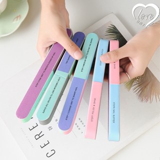 Nail File Six-sided Professional Colorful Nail Tool Buffer Polishing Block Sanding DIY Art Manicure