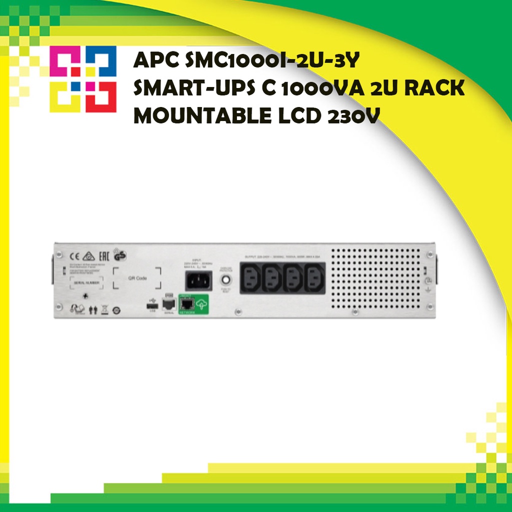 apc-smc1000i-2u-3y-smart-ups-c-1000va-600w-2u-rack-mountable-lcd-230v