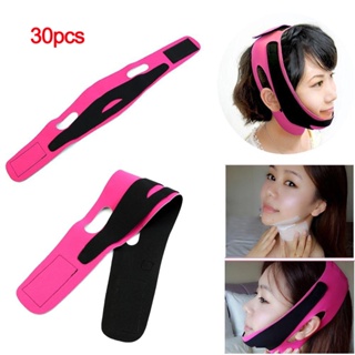 30Pcs Face Slim V-Line Lift Up Belt Strap Anti Wrinkle Facial Cheek Chin Thin Slimming Mask Band Bandage Lifting Mask