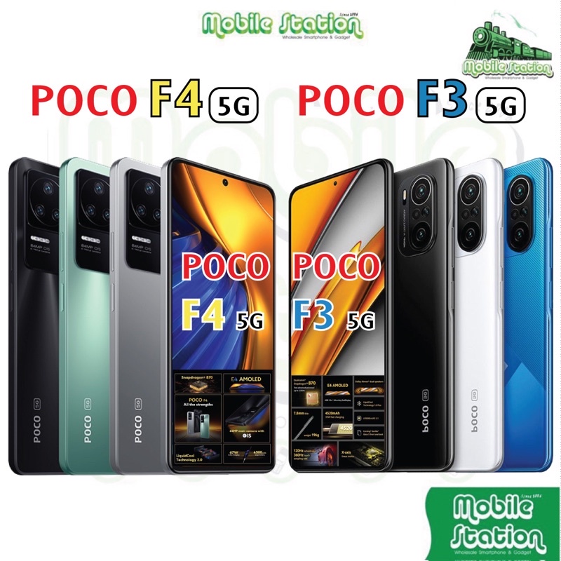 รูปภาพสินค้าแรกของXiaomi Poco Poco F4 5G Snap 870  F3 5G Snapdragon 870G by MobileStation Mi X3 X4 M4 Pro F4 GT 5G