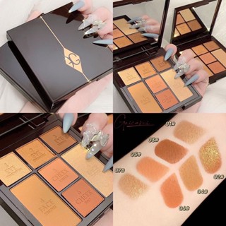 GUICAMI Instant Make up Tray (zzy1212) กุยคามิ อายแชโดว์+บลัช แมทชิมเมอร์ เงางาม  เนื้อดินน้ำมัน 7สีในตลับเดียว