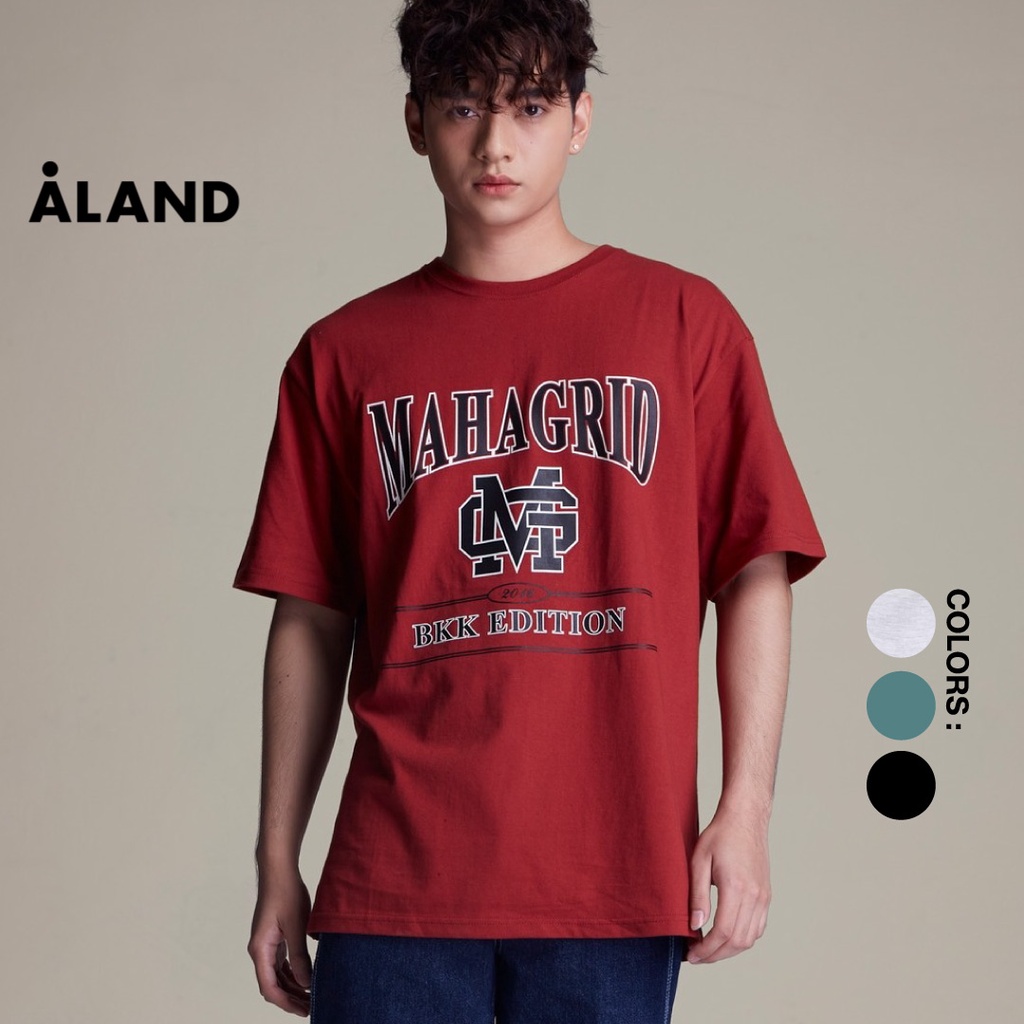 aland-เสื้อยืดรุ่น-mahagrid-glow-university-tee