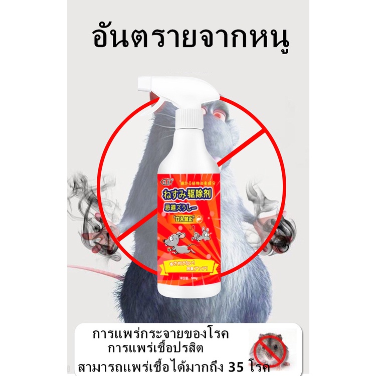 เมาส์หาย-500ml-ซื้อ1แถม1-ไล่หนู-ไล่จิ้งจก-ไล่ตุ๊กแก-สเปรย์ไล่หนู-สเปรย์ไล่แมลง-สเปรย์ตุ๊กแก-ยาฆ่าแมลง