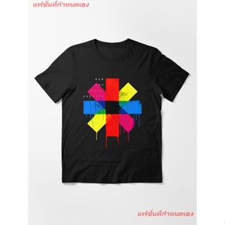 แฟชั่นที่กำหนดเอง เรดฮอตชิลีเพปเปอส์ วงร็อค Hot Logo Red Hot Chili Peppers Best Selling Essential T-Shirt Red Hot Chili