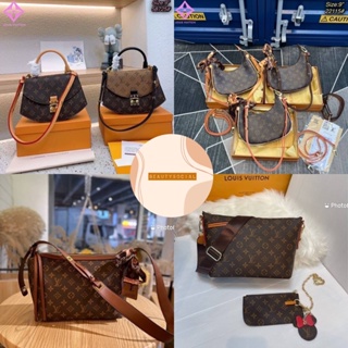 💖รวมรุ่น💖 MS LV กระเป๋าแบรนด์เนม กระเป๋าปั้มแบรนด์👛 code 58795 221155 9” 10”