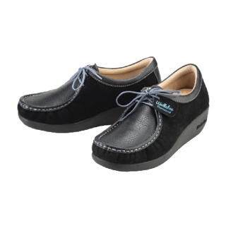 Dortmuend ProSeries "Wallabee" JS908 007-074 Black-NB-Black รองเท้าสุขภาพ สำหรับผู้ที่ยืน-เดินนาน