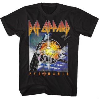 Def Leppard Pyromania T-Shirt เสื้อยืดถูกๆ เสื้อวินเทจผญ