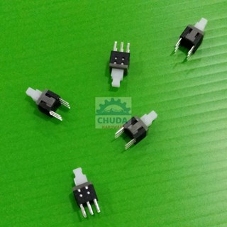 สวิทช์ กด ปุ่มกด Push button TACT Switch 6 ขา ขนาด 5.8x5.8x10.2mm #TD6P-A (1 ตัว)