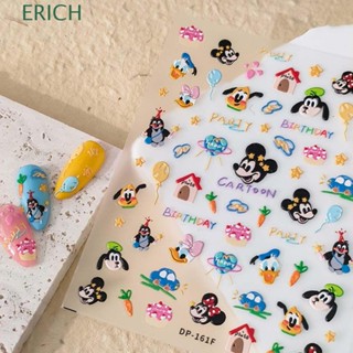Erich สติกเกอร์ ลายการ์ตูนเซเลอร์มูน มินนี่ มีกาวในตัว สําหรับตกแต่งเล็บ