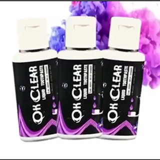 🍃🍃โอเค เครีย (OK Clear)ของแท้100% ยาสีฟันสมุนไพรชนิดน้ำ💋กลิ่นปาก ฟันผุ แก้ปวดฟัน ปวดเหงือก ฟันโยก