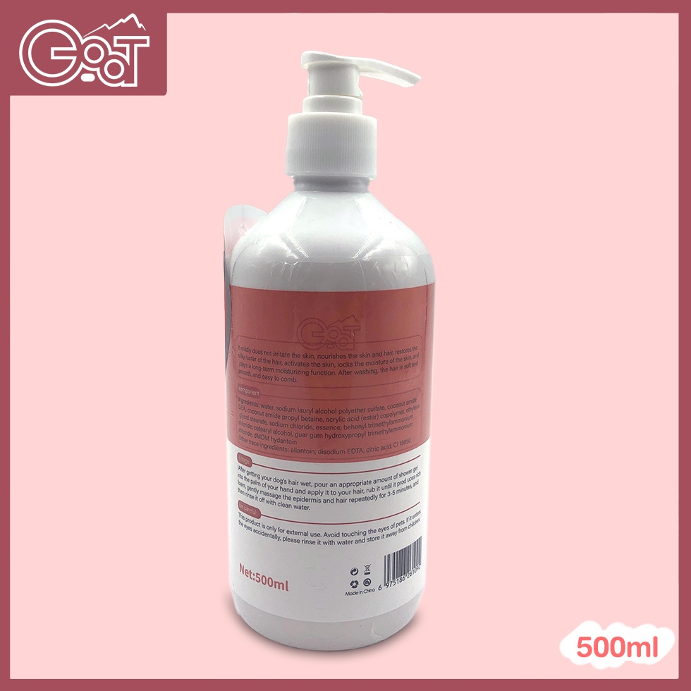 go-at-dog-shampoo-แชมพูอาบน้ำสุนัข-สูตรอ่อนโยน-สำหรับสุนัขทุกสายพันธุ์