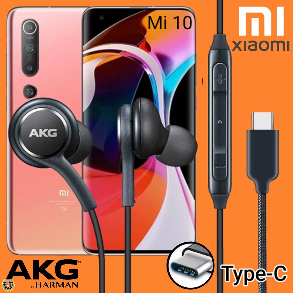 หูฟัง-สมอลทอล์ค-xiaomi-type-c-เสี่ยวมี่-mi-10-ตรงรุ่น-สายถัก-in-ear-เบสหนัก-เสียงดี-ไทป์ซี-อินเอียร์-เล่น-หยุดเพลง