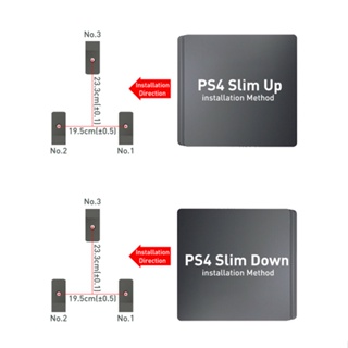 ชั้นวางจอยเกม แบบติดผนัง สําหรับ Sony PlayStation4 PS4 Slim Pro 3D 1 ชุด