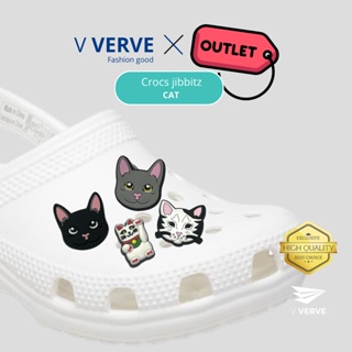 ภาพหน้าปกสินค้าVerve - สินค้า CAT Jibbitz Premium ตัวติดรองเท้า crocs ลายหายาก จิ๊บบิต พรีเมี่ยม เกรดดี Lot 1 ลายแมว ที่เกี่ยวข้อง