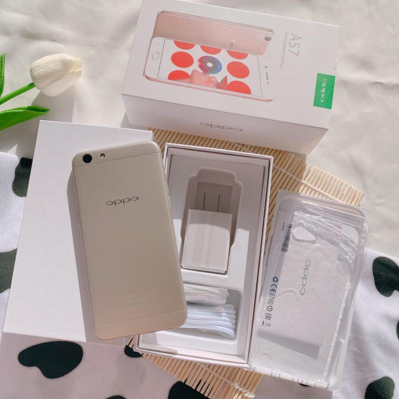 โทรศัพท์มือถือ-ออปโป้-a57-ของเเท้100-ram-3-4gb-rom-32-64gb-การรับประกันร้านค้า-12-เดือน-แถมฟรีอุปกรณ์ครบชุด