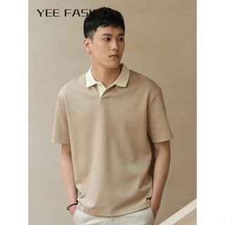 ภาพหน้าปกสินค้าYEE Fashion เสื้อยืด เสื้อ ผู้ชาย เสื้อเชิ้ตแขนยาวลําลอง ทรงหลวม ขนาดใหญ่ Polo  22112501 ซึ่งคุณอาจชอบราคาและรีวิวของสินค้านี้