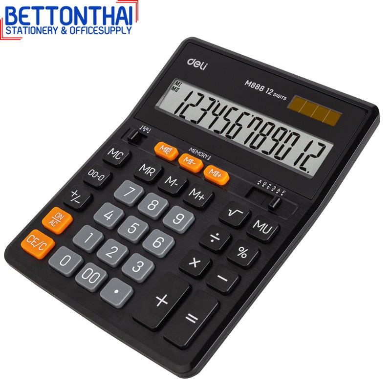 deli-m888-calculator-12-digit-เครื่องคิดเลขแบบตั้งโต๊ะ-12-หลัก-รับประกันนาน-3-ปี-เครื่องคิดเลขตั้งโต๊ะ-เครื่องคิดเงิน