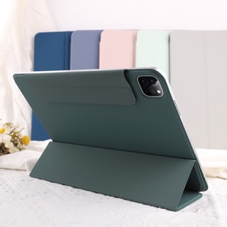 เคสแม่เหล็ก พับได้สามทบ พร้อมขาตั้ง สําหรับ iPad 10.9 10th 2022 Pro11 12.9 นิ้ว 2021 2020 พร้อมชิป M2 Air5 Air4