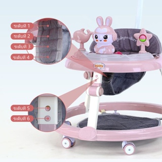 ภาพขนาดย่อของภาพหน้าปกสินค้ารถหัดเดินเด็ก รถหัดเดิน baby walker คำสอนก่อน รถเด็กหัดเดิน รถหัดเดิน รถหัดเดินสำหรับเด็ก ดนตรี ที่นั่งปรับได้ ไม่ขูด เด็กเรียนรู้ที่จะเดิน รถกลมหัดเดิน รถหัดเดินทารก จากร้าน yvonnemall.th บน Shopee ภาพที่ 2