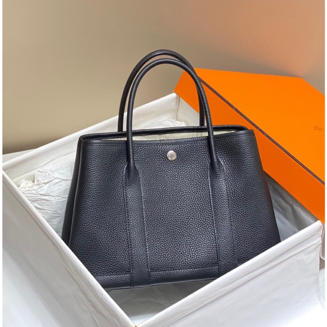 พรี-ราคา10200-hermes-garden-party-30cmหนังแท้-กระเป๋าสะพายไหล่-กระเป๋าสะพายข้าง-30cm