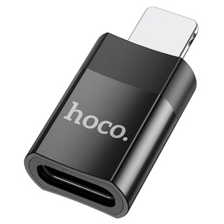 ตัวแปลง Hoco UA17 USB to IP USB TO IP CONVERTER ADAPTER เปลี่ยน Type C  เป็น IP Charger cable รองรับการชาร์จและโอนถ่าย