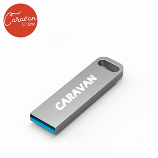 Caravan crew แฟลชไดรฟ์โลหะแฟลชไดรฟ์ U ดิสก์กันน้ำความเร็วสูงกันน้ำ 4G 8G 16G 32G 64G Flash Drive u disk