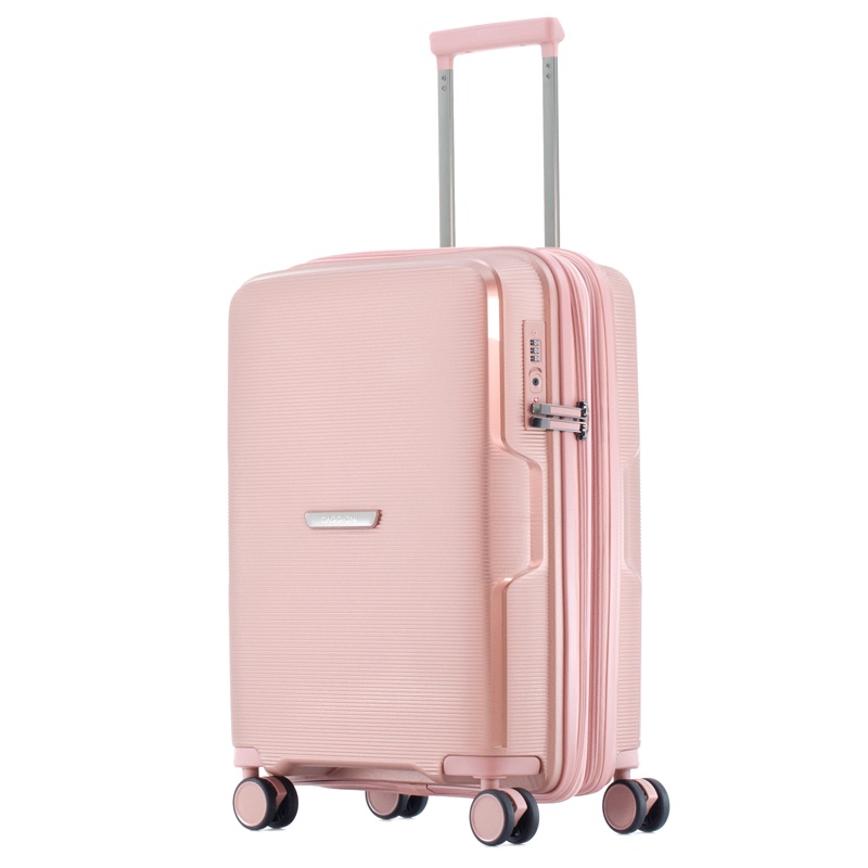 caggioni-กระเป๋าเดินทาง-รุ่นวิคตอเรีย-c19082-สีชมพูเมทาลิค