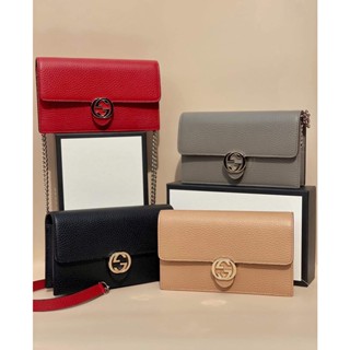 GUCCI Interlocking wallet woc ของแท้ 100% [ส่งฟรี]