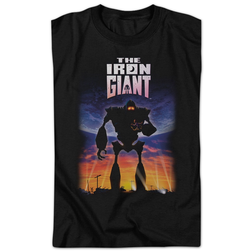 poster-artwork-iron-giant-t-shirt-เสื้อวินเทจชาย-เสื้อ-ยืด-ผู้ชาย-เสื้อคู่วินเทจ-เสื้อยืดเด็กผช