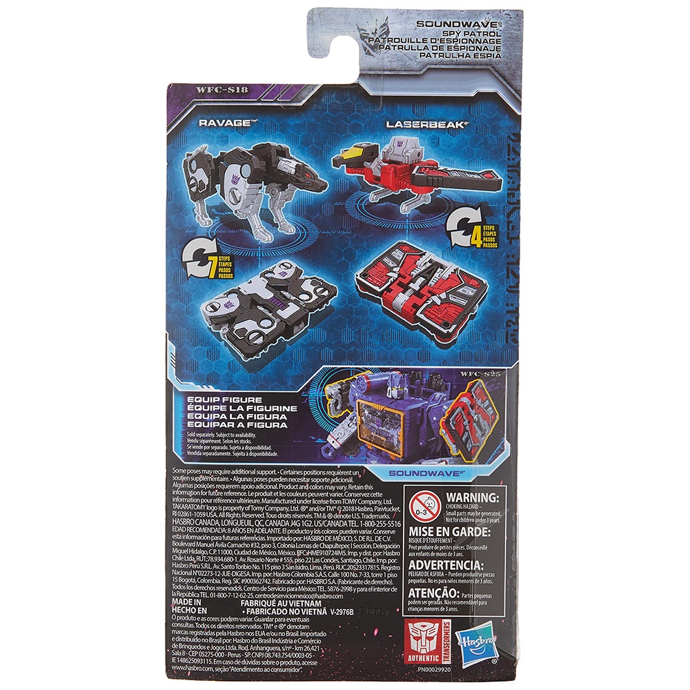 hasbro-transformers-generations-war-for-cybertron-siege-micromaster-wfc-s18-soundwave-spy-patrol-2-pack-gift-toys-e3561