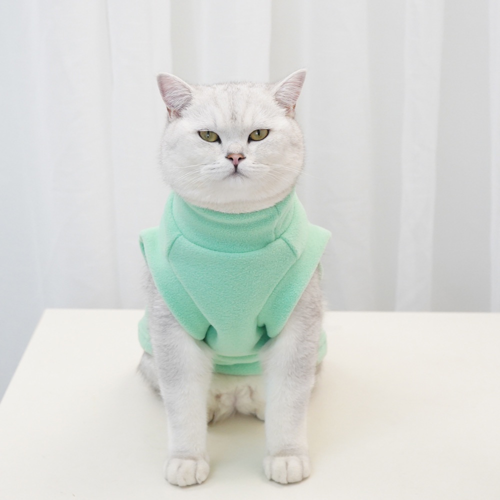 เสื้อกั๊ก-สีพื้น-ให้ความอบอุ่น-เหมาะกับฤดูหนาว-สไตล์ฝรั่งเศส-สําหรับสัตว์เลี้ยง-สุนัข-แมว
