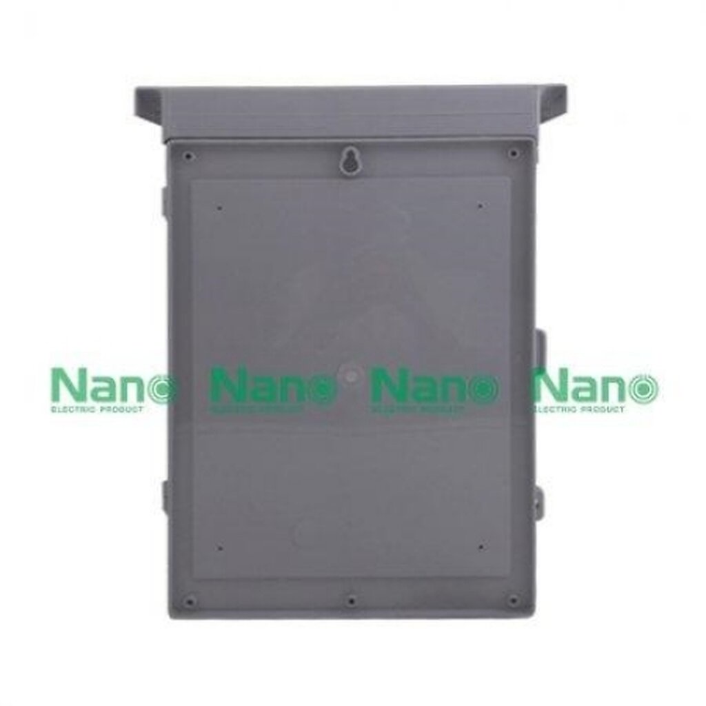 nano-electric-nano-103cg-ตู้กันน้ำพลาสติก-มีหลังคา-ฝาใส-ขนาด-12-5x16x6-50-นิ้ว-324-x-414-x-170-mm-สีเทา