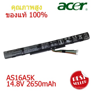 แบตเตอรี่ Acer AS16A5K AS16A5K AS16A7K Acer Aspire E15 E5-575 E5-575G Travelmate P249 TMP249  ของแท้ 100% ส่งฟรี !!! RSK